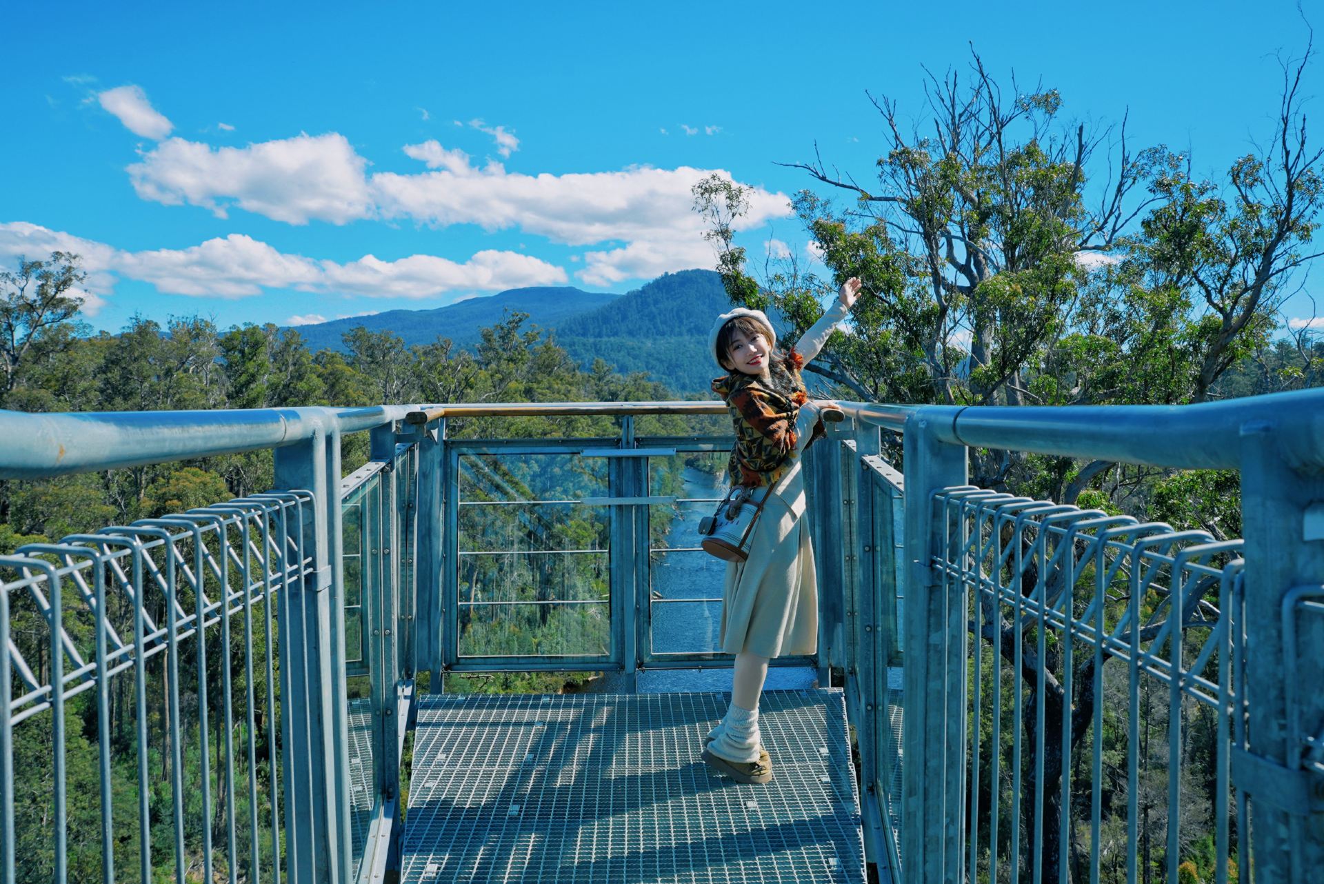 Tasmania Tahune Airwalk: Strolling Through the Rainforest Canopy at 48 Meters High