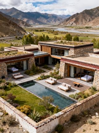 Snow Mountain Peach Blossom Sea Family Tour in Tibet with Low Altitude Adaptation