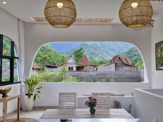 Bali Amed Bay riverfront villa at just over 200 per person! Excellent value