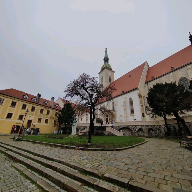 A day in Bratislava during winter 2022
