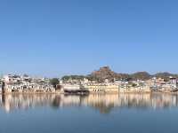 Holy site in Pushkar, India