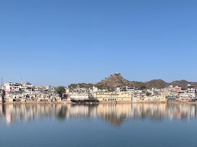 Holy site in Pushkar, India