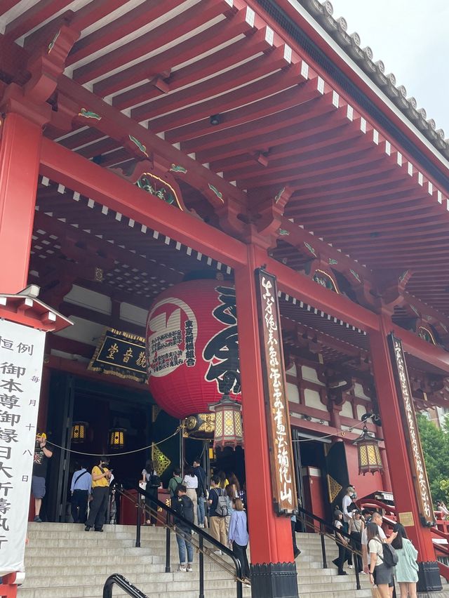 淺草超人氣景點🤩雷門淺草寺😀😍東京市區必遊👍🏻