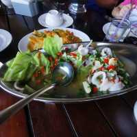 บึงมารวย​ ร้านอาหารกลางบึง​ เส้นบางนา​กทม