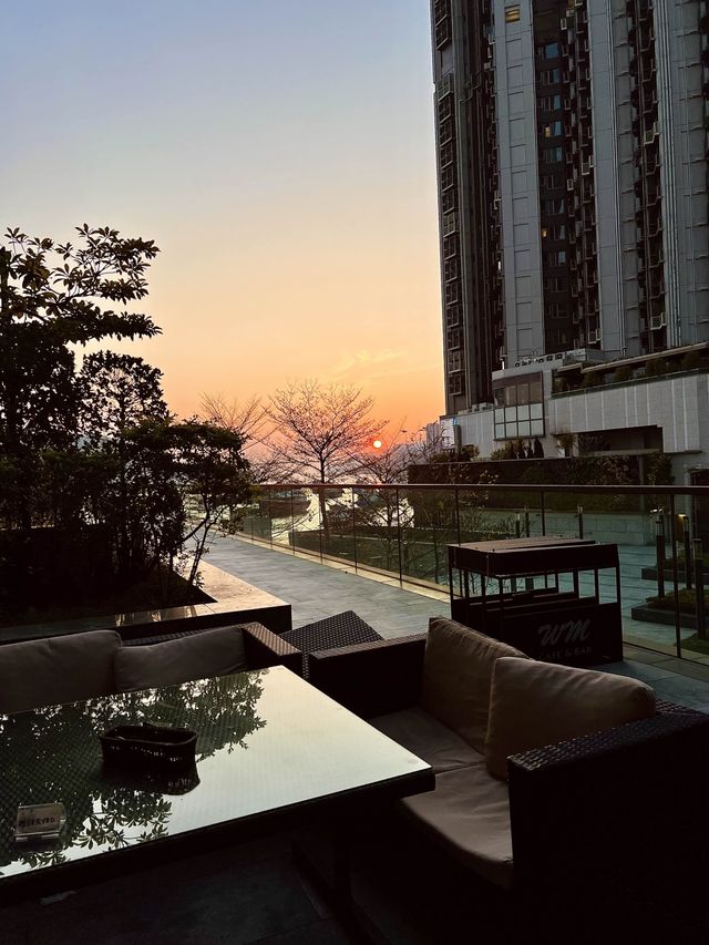 香港美食🍀荃灣日落靚景露天西餐