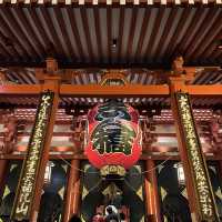 【東京】夜遅くの浅草寺さんぼ