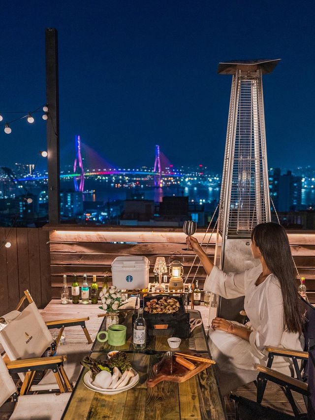 루프탑, 거실, 부엌 모두 부산항대교뷰✨