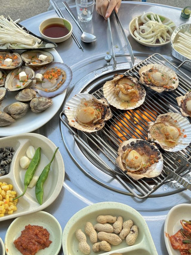 🌊부산, 낭만 가득한 포차 감성 오션뷰 조개구이 맛집