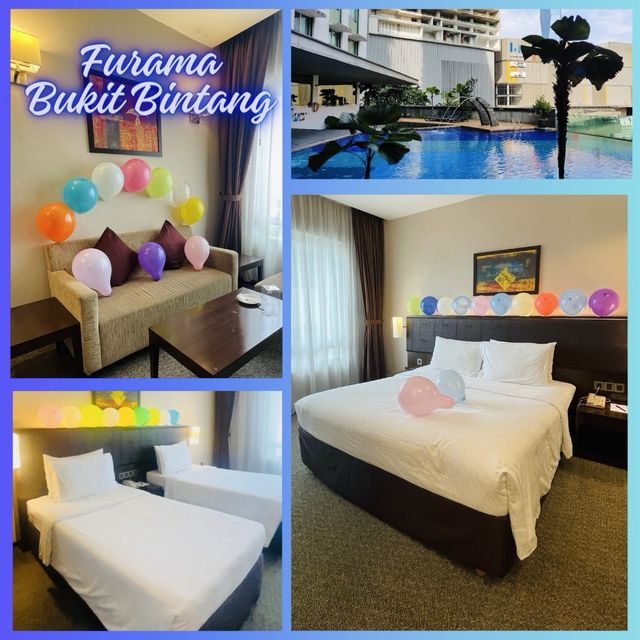 Birthday decor at Furama Bukit Bintang Hotel 