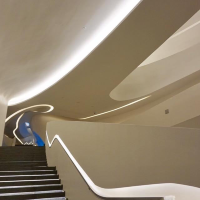 (中国　長沙) 長沙梅溪湖国際文化芸術センター( by Zaha Hadid)