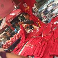 Special decorations and food for CNY in Bangkok