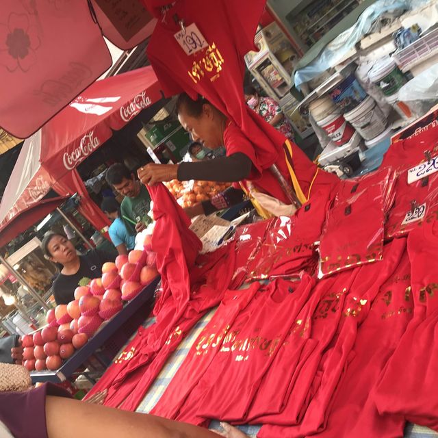 Special decorations and food for CNY in Bangkok