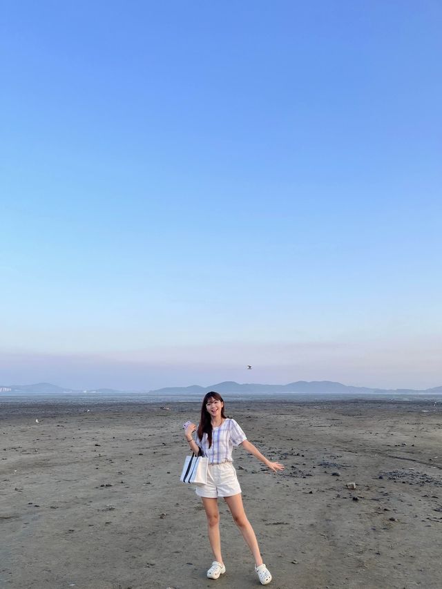 뻘뷰에서 일몰을 볼 수 있는 인천 동막해변🌅🧡