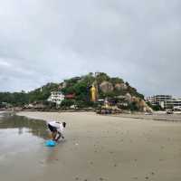 Coloured sand Hua Hin Beach