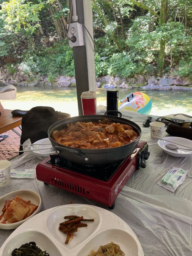 여름에 꼭 가야하는 물 색이 아름다운 완주 계곡 제일산장🌊