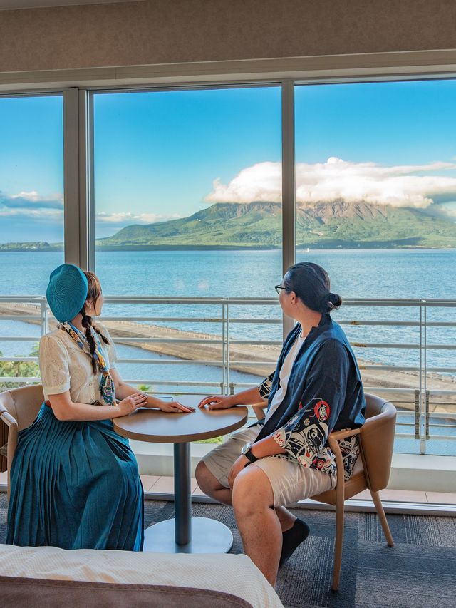鹿兒島住宿推薦｜飽覽櫻島火山🌋絕美海景酒店