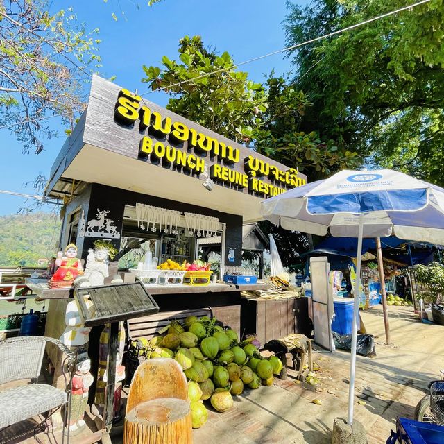 Restaurant along the Mekong River.