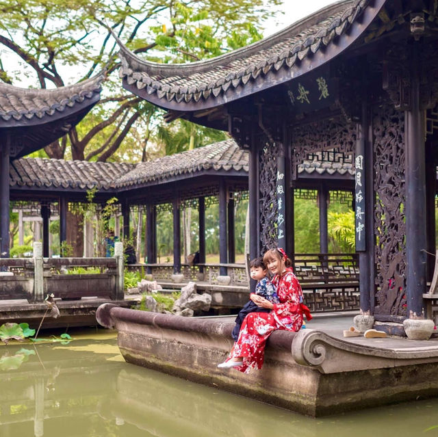 ถ่ายรูปที่ไทยเหมือนไปจีนที่ “สวนจีน สวนหลวงร.9”
