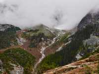 Shy glaciers of Glacier Natl Park 🙈