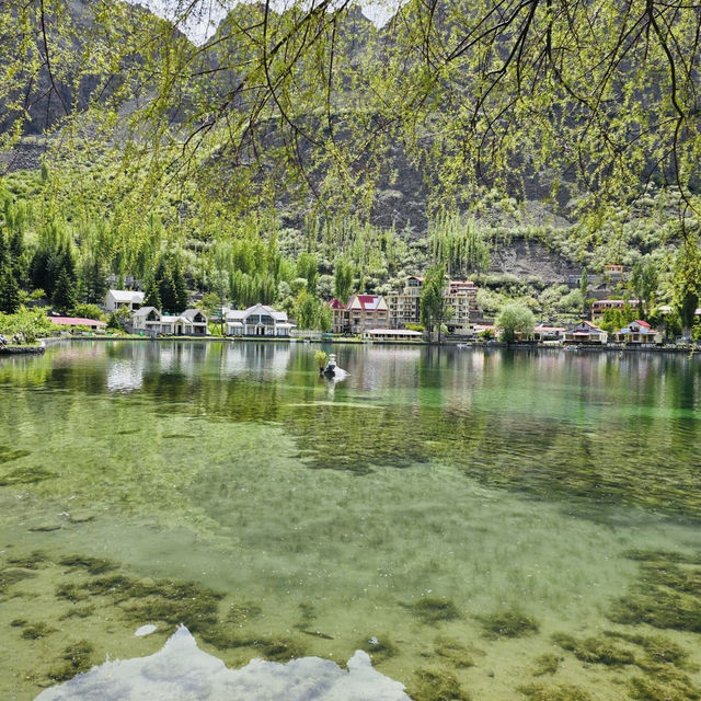 Reflections of Serenity: Lower Kachura Lake's Tranquil Charm