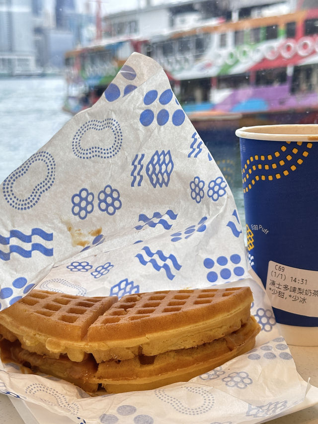 🇭🇰望住維港景食香港格仔餅