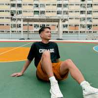 Vibrant hues and iconic views at Choi Hung Estate