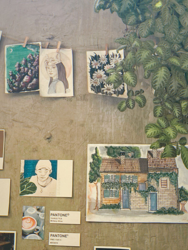 Lost in the art and aroma at Bowerbird Coffee 🎨☕️