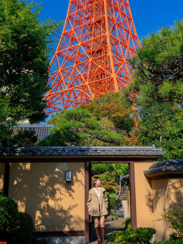 【東京鐵塔】最美拍照機位🏖️，適合白天和晚上🔥⭐️