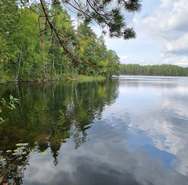 Hiking in Nuuksio National Park