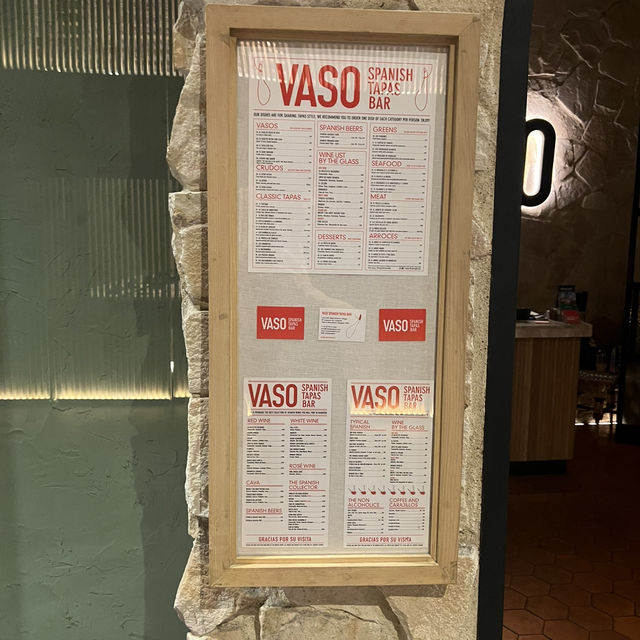 VASO • Spanish Tapas Bar