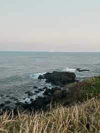 Scenic Coastal Trail in Seopjikoji, Jeju Island