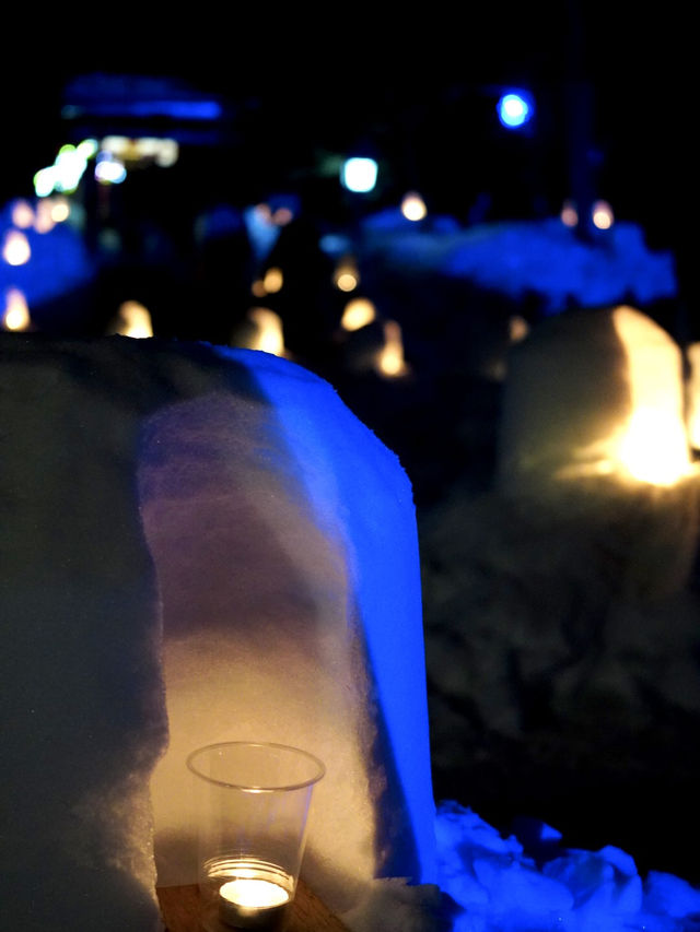 【栃木×湯西川】  雪化粧した茅葺き屋根の古民家とかまくら