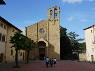 The Crucifix by Cimabue, a Masterpiece in Arezzo, Italy