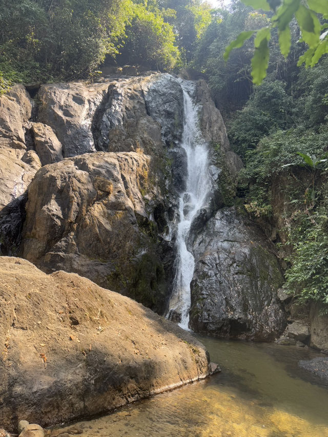 น้ำตกปุญญบาล อุทยานแห่งชาติลำน้ำกระบุรี ระนอง