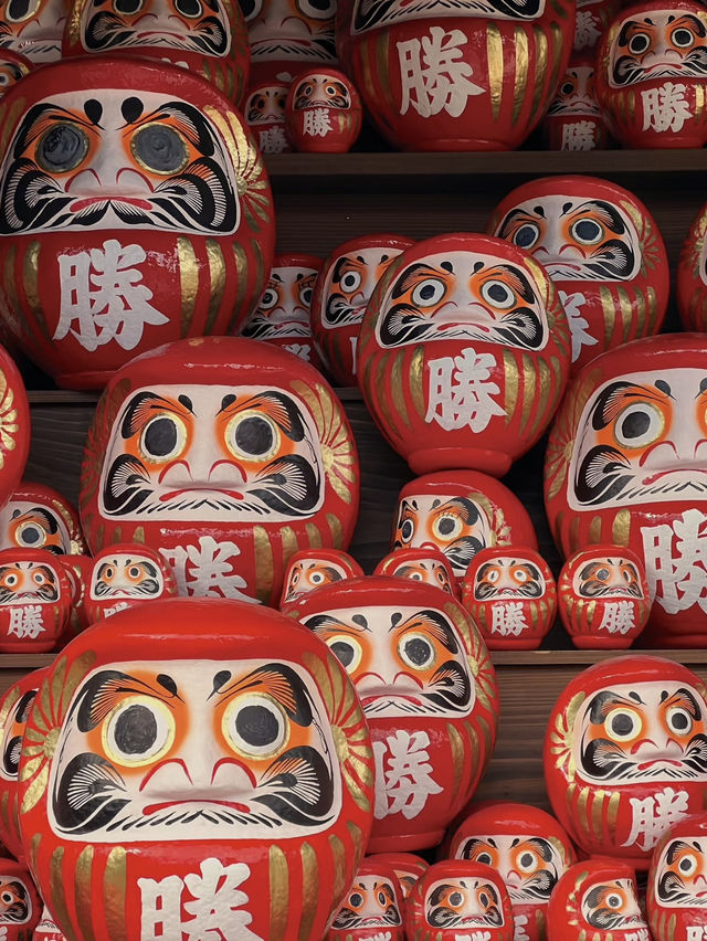 👹大阪勝尾寺｜象徵勝利的達摩不倒翁✨