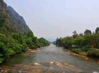 สะพานฟ้า ถ้ำนางฟ้า ที่เที่ยววังเวียง