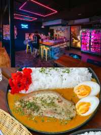บาร์ข้าวแกงกะหรี่ มีดาดฟ้าในนิมมานซอยร้านเหล้า✨