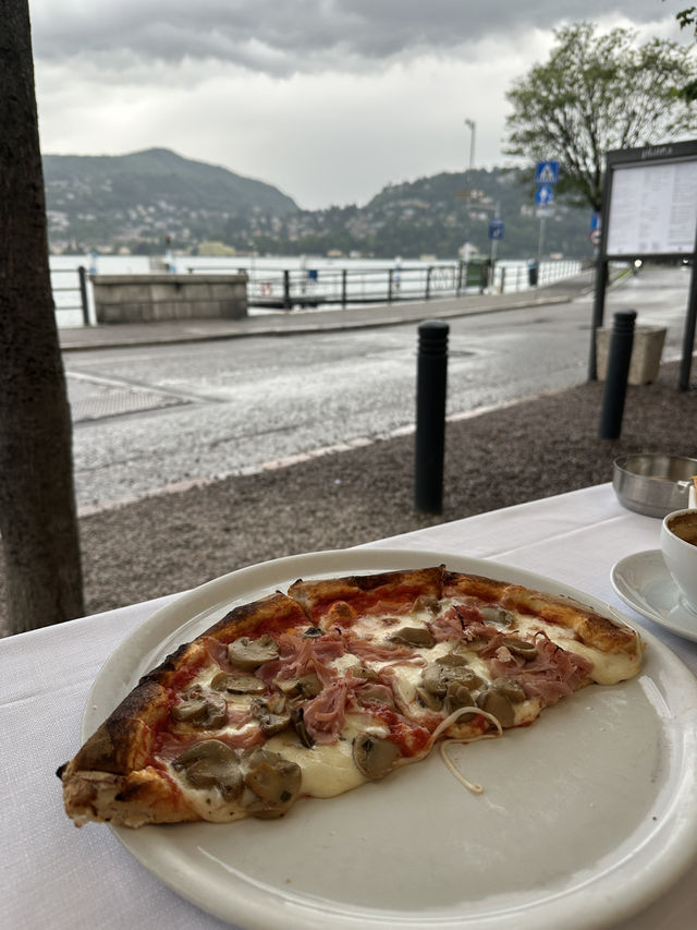 遊科莫小鎮🏡科莫湖邊雅座嘆咖啡pizza 😋
