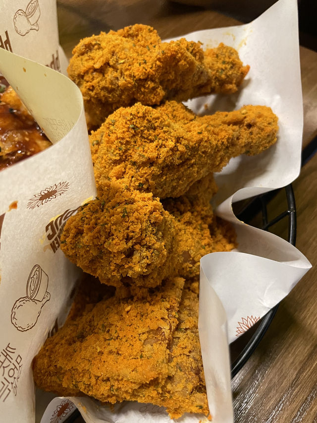 Craving satisfied! The best Korean fried chicken experience at BHC Chicken, 1 Mont Kiara. Crispy, sp