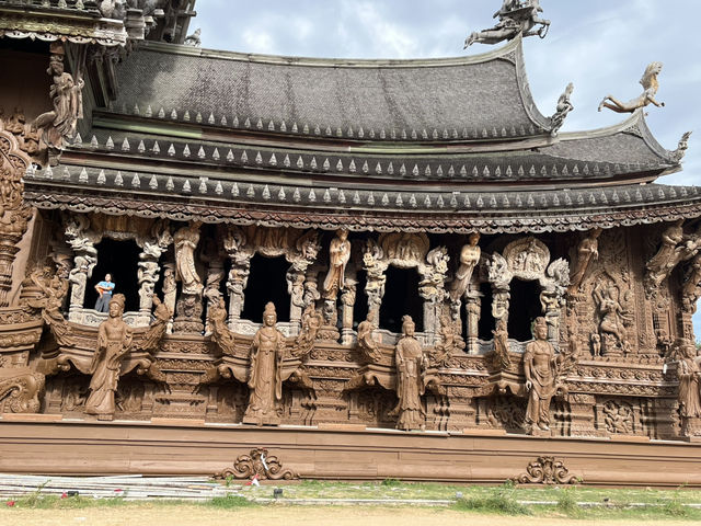 A Majestic Morning at the Sanctuary of Truth, Pattaya 