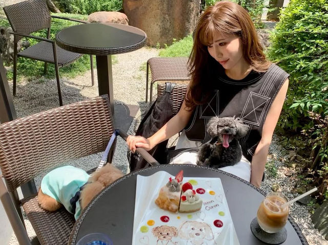 京都🇯🇵愛犬の似顔絵を描いてくれるカフェ🐶