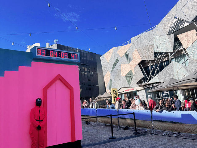 Play or be Played - Squid Games @ Melbourne’s Federation Square 