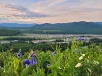 Beautiful summer day in Hemu, Xinjiang