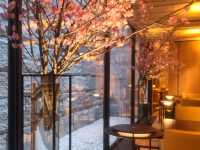 교토(Kyoto) ザ リビングルーム(리빙룸 카페) 桜アフタヌーンティー(사쿠라 애프터눈티)