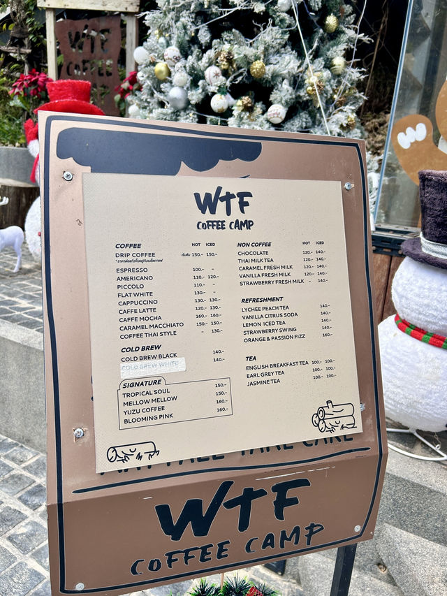 🌿 WTF Coffee Camp – คาเฟ่ริมน้ำสุดชิลในแม่ริม