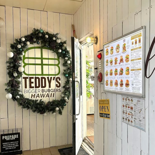 Teddy’s Okinawa Burger เบอร์เกอร์ติดทะเล🇯🇵🍔