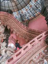 Erawan Museum – A Grand Pink Temple with a Giant Elephant on Top 🐘💗