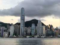 Harbour lights and city nights: Victoria Harbour view