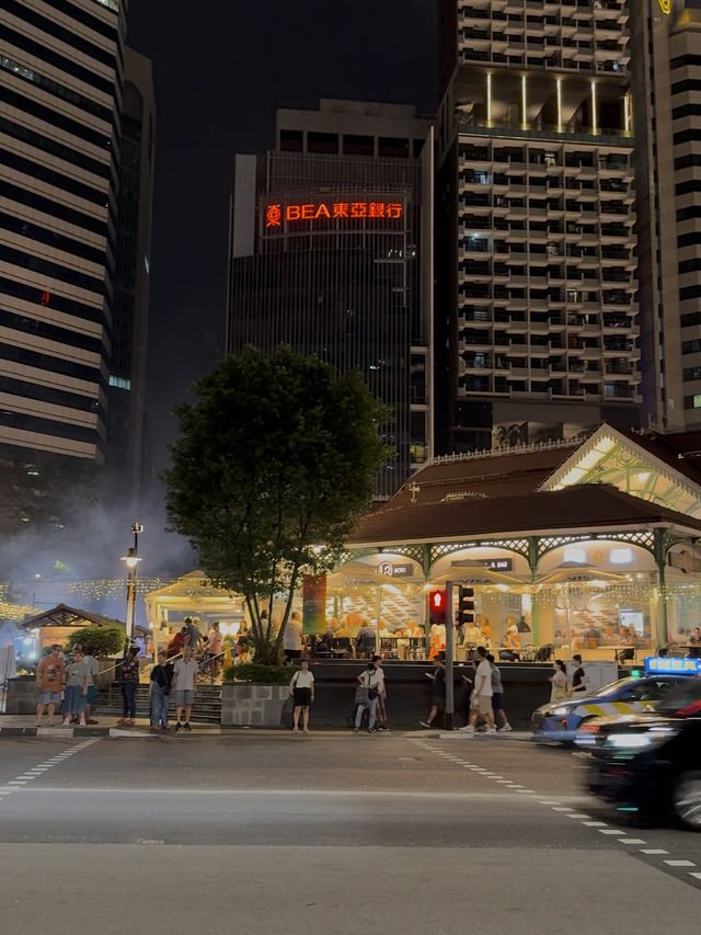 The Heartbeat of Satay Street on a Busy Weekend