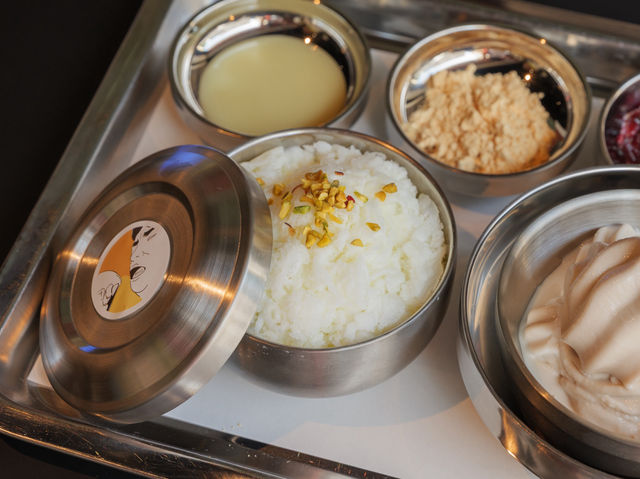 래트로 감성 식판에 주는 식판빙수 밤비공기 온천천🍧
